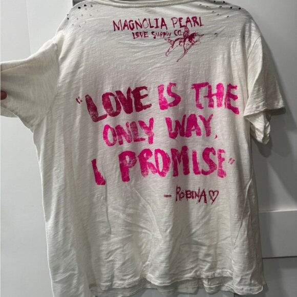 Magnolia Pearl Love is the Only Way Tee - Picture 6 of 10